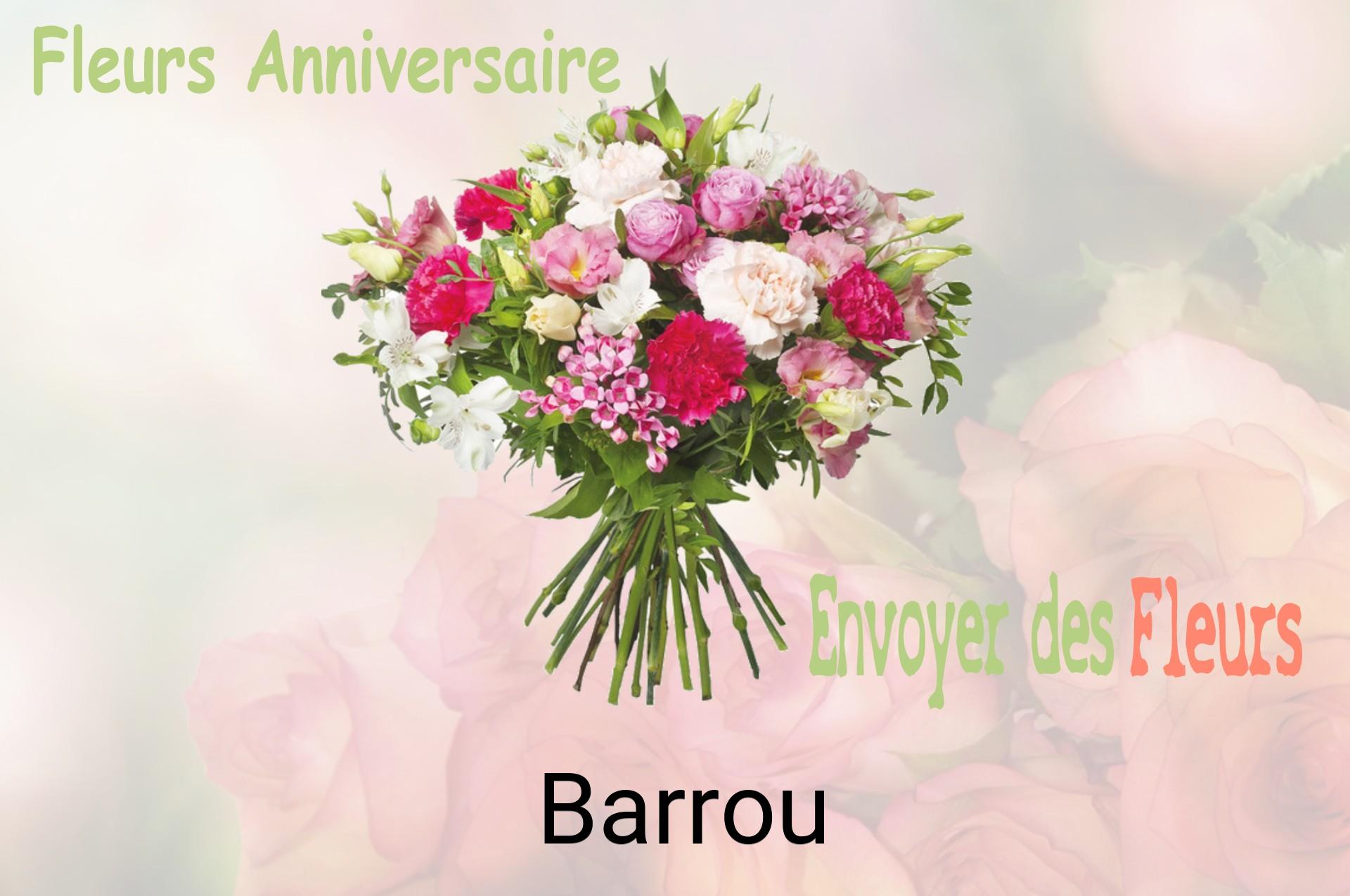 Bouquet de fleurs d’anniversaire livré à Barrou