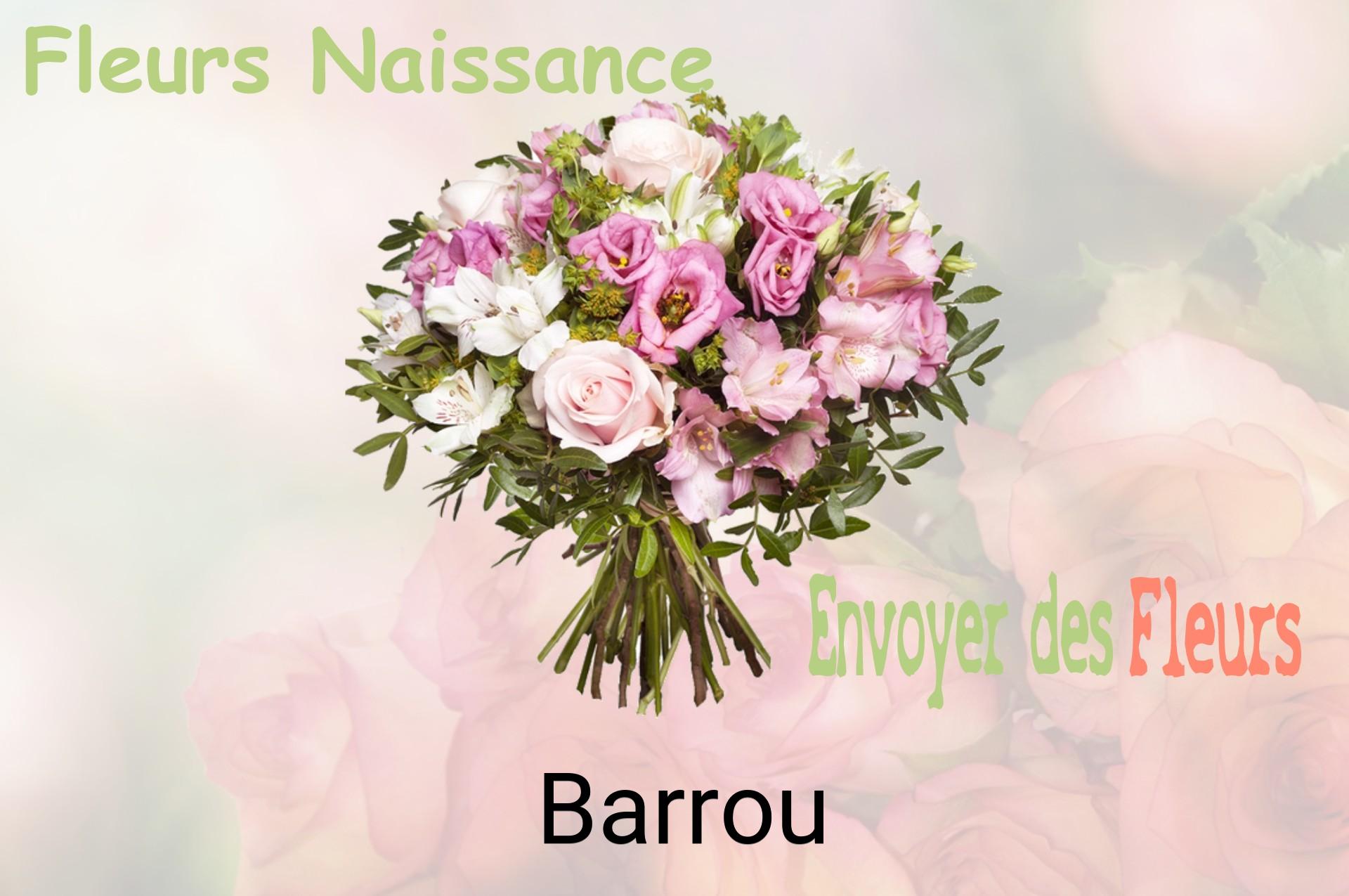 Bouquet de fleurs de naissance livré à Barrou
